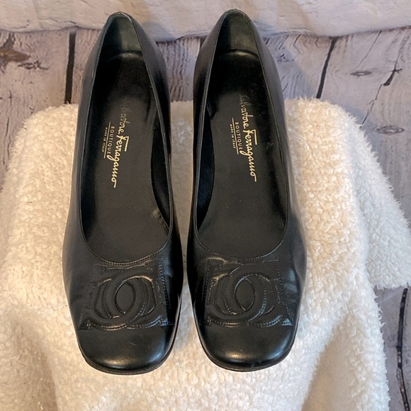 Salvatore Ferragamo Shoes - “SALVATORE FERRAGAMO” Women's Black Pumps…Sz 9